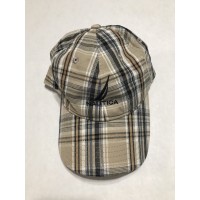 Nautica Plaid Flannel Strap Back Dad Hat Cap  eb-65222432